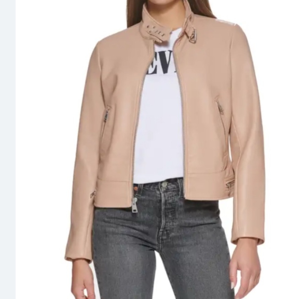 Levi's Women’s Faux Leather Racer Jacket